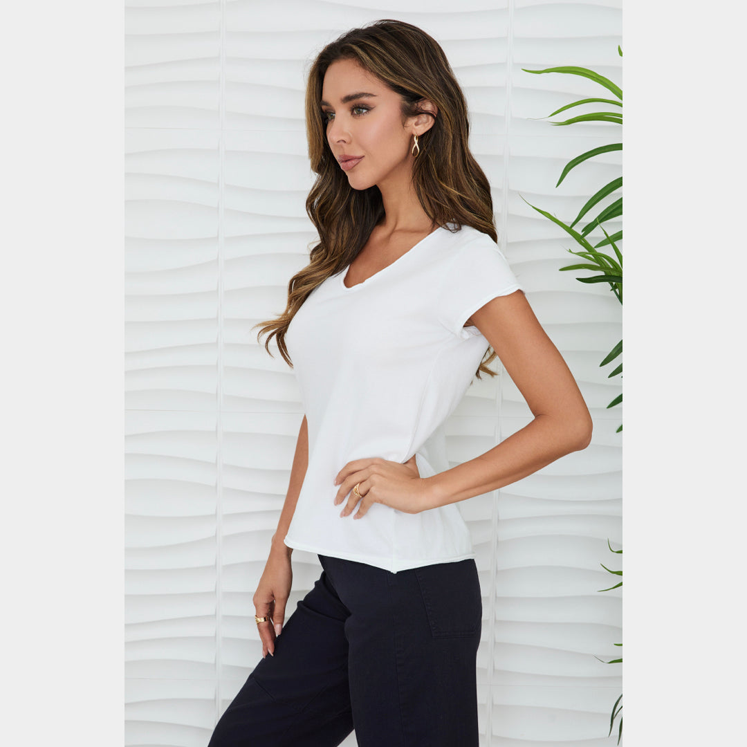 MILIO MILANO - V Neck Tee
