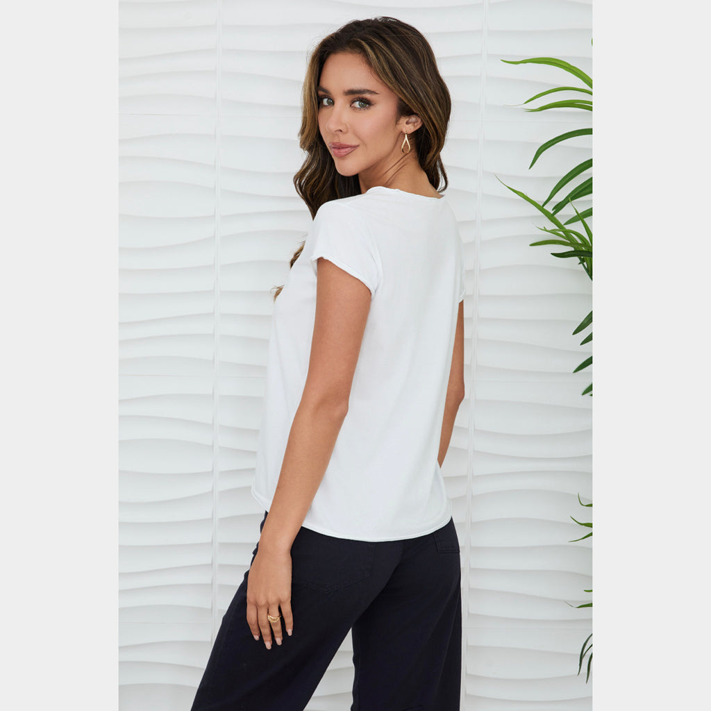 MILIO MILANO - V Neck Tee